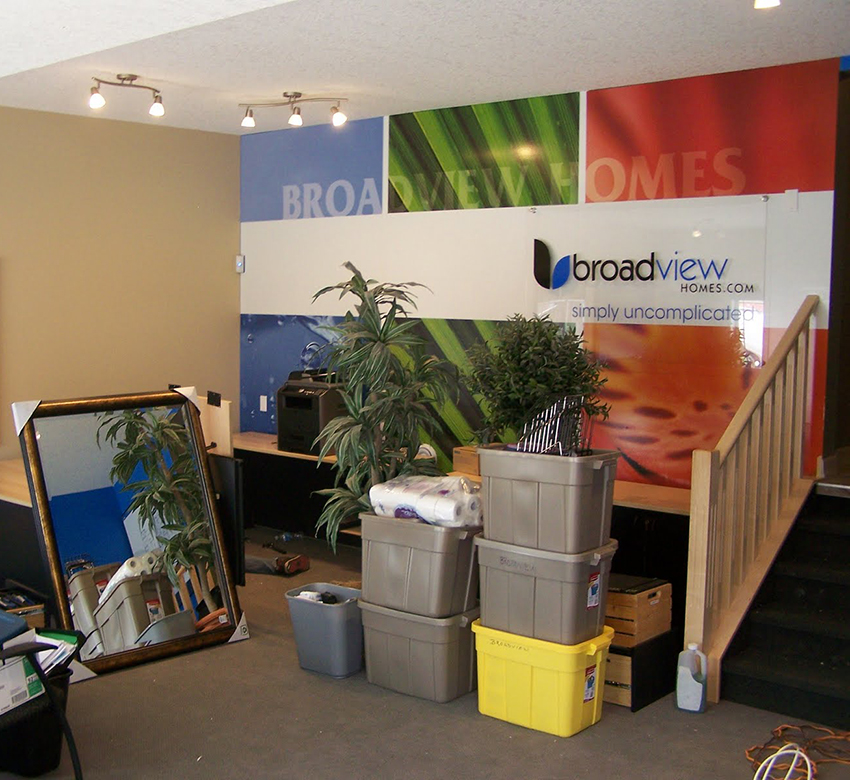 Broadview Wallmural with Acrylic
