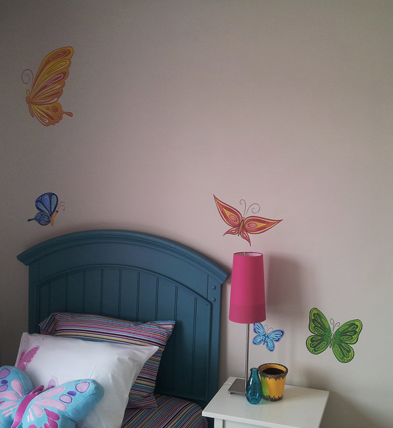 Trico Homes Butteryfly Decals